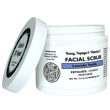 Honey Facial Scrub - Lavender Vanilla